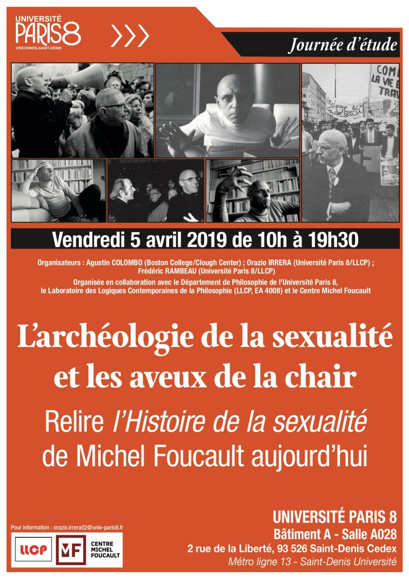 Affiche JE Foucault et la sexualité (5 avril)